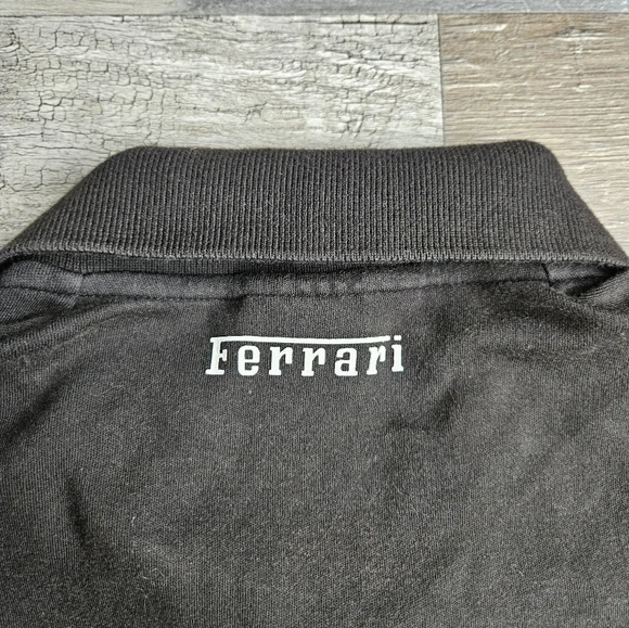 Puma X Ferrari Black Polo Shirt Men's XL - Picture 11 of 11